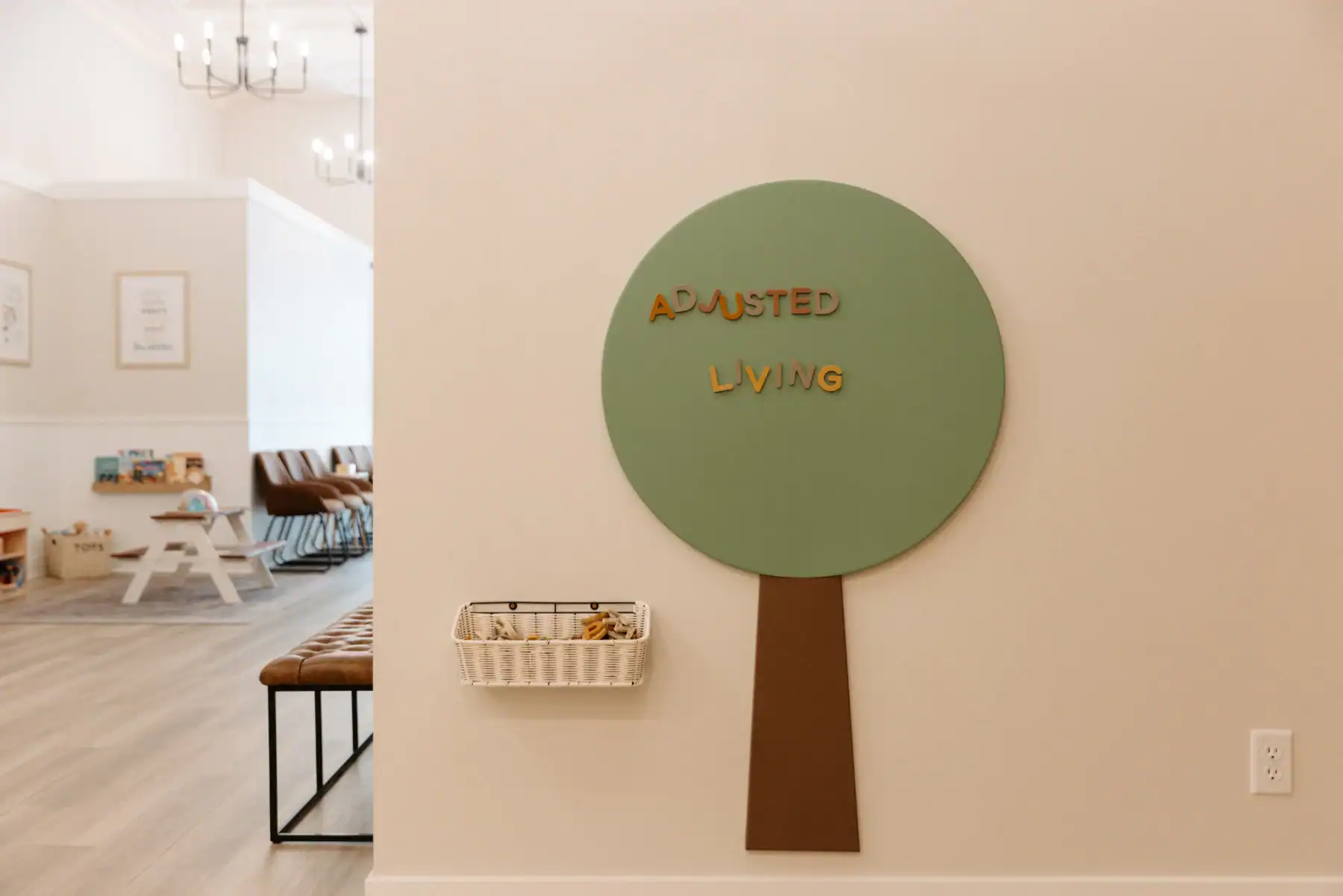 photo of Adjusted Living waiting room with kids toys
